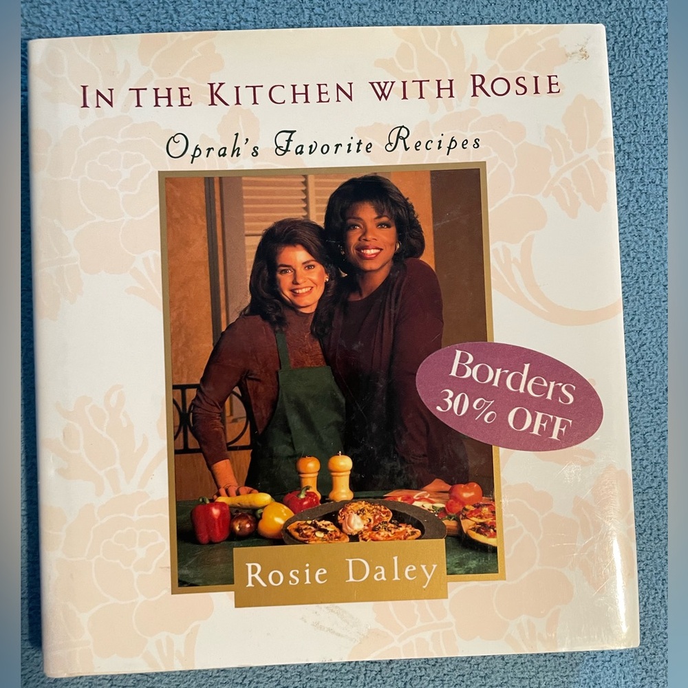 Hardcover book…”In the Kitchen with Rosie” (Oprah’s favorite recipes)